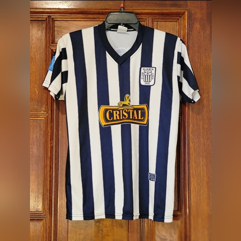 2014/15 RARE CLUB ALLIANZA LIMA PERU # 10 HOME SOCCER JERSEY FOOTBALL SHIRT M